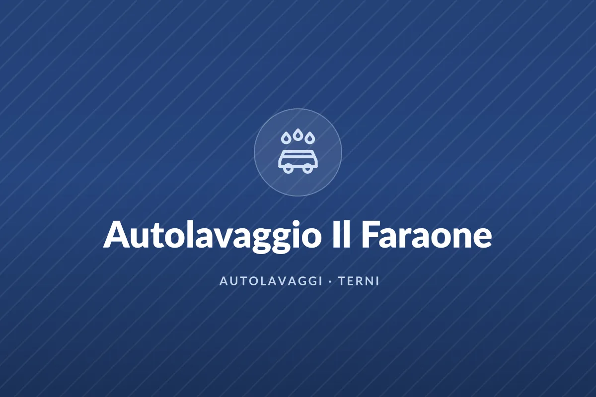 Autolavaggio Il Faraone