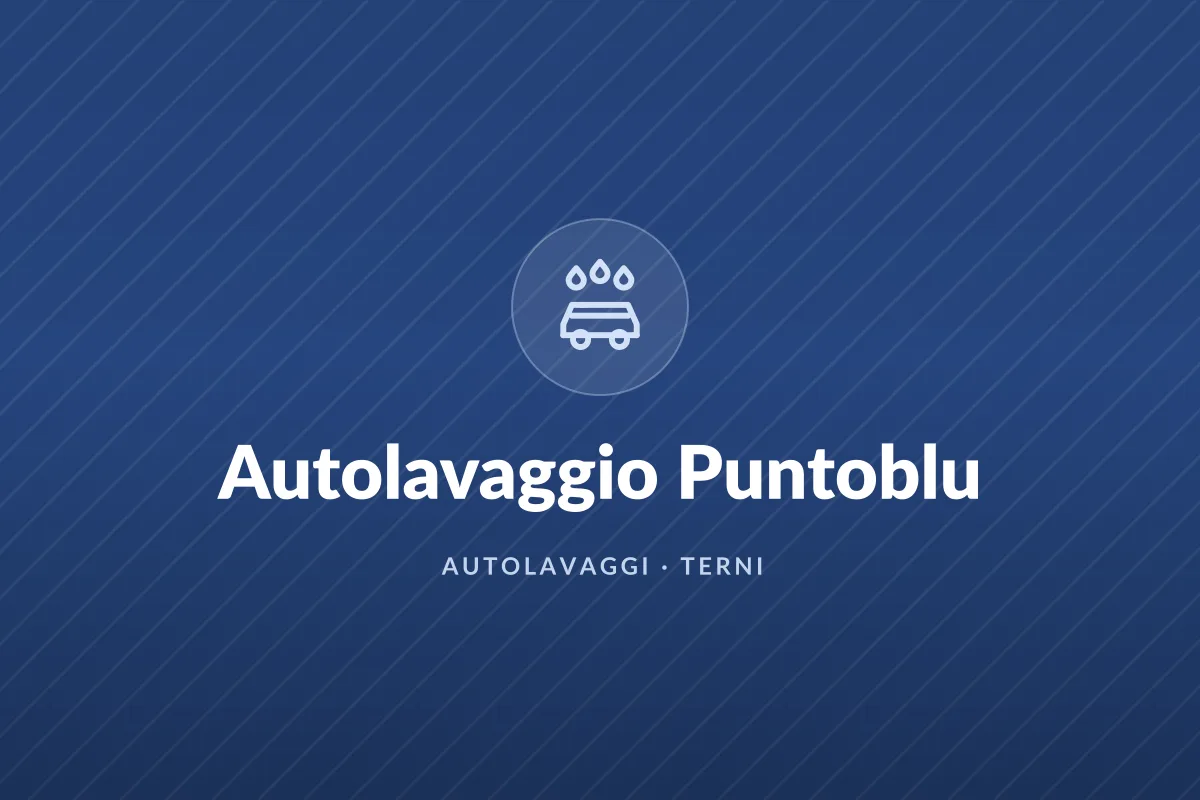 Autolavaggio Puntoblu
