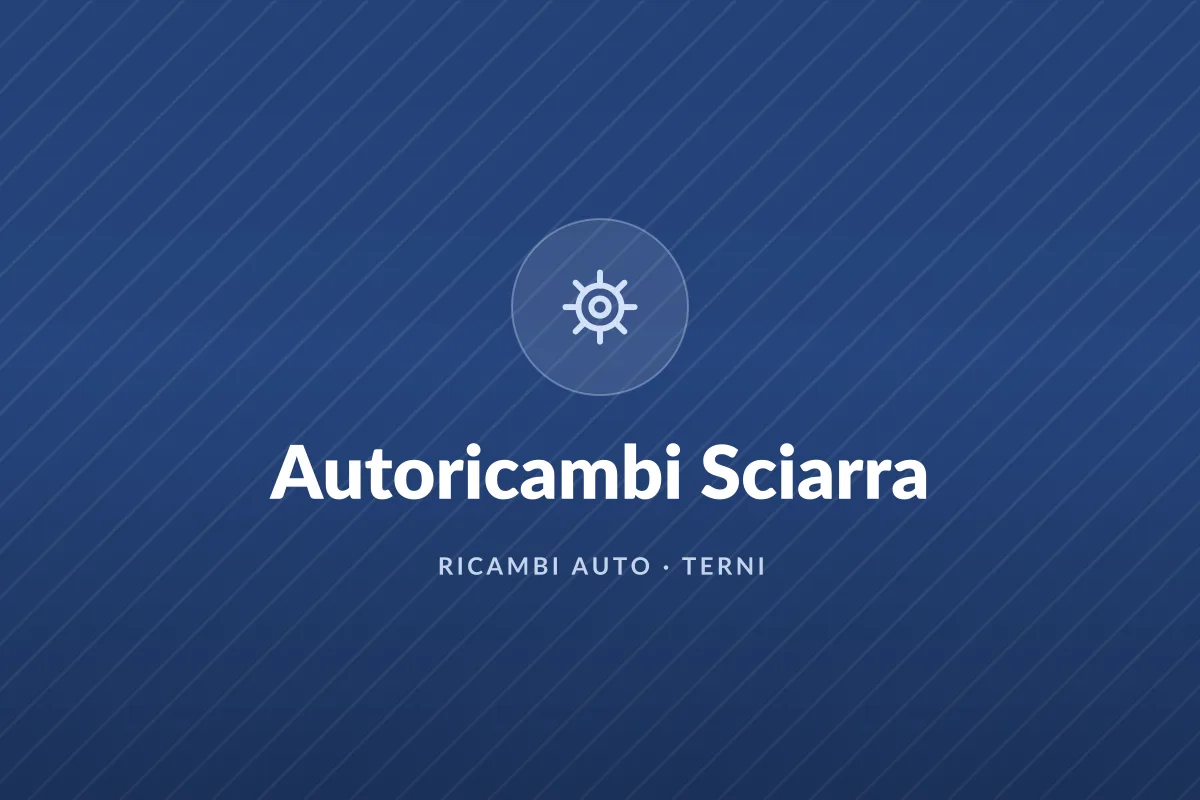 Autoricambi Sciarra