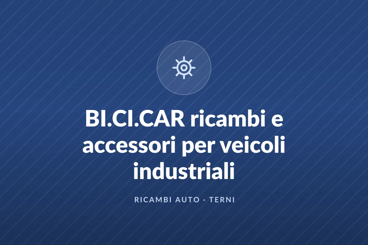 BI.CI.CAR ricambi e accessori per veicoli industriali