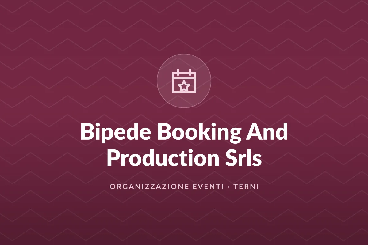 Bipede Booking And Production Srls
