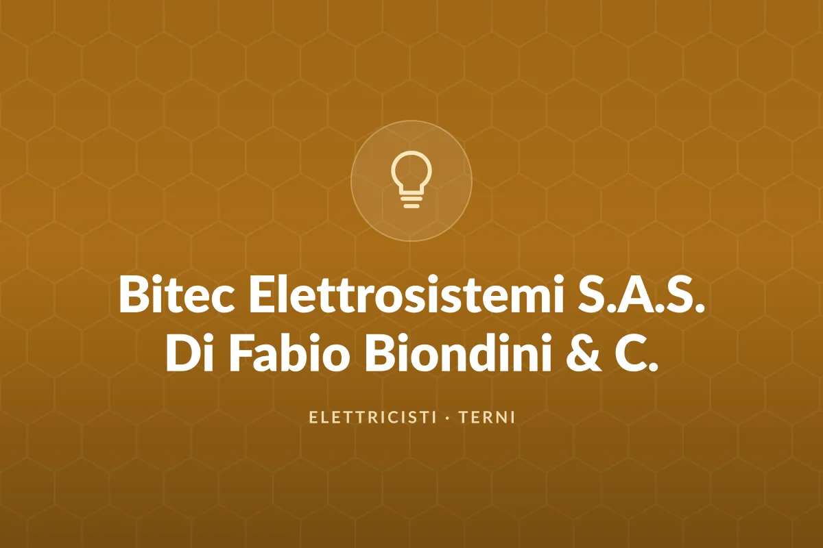 Bitec Elettrosistemi S.A.S. Di Fabio Biondini & C.