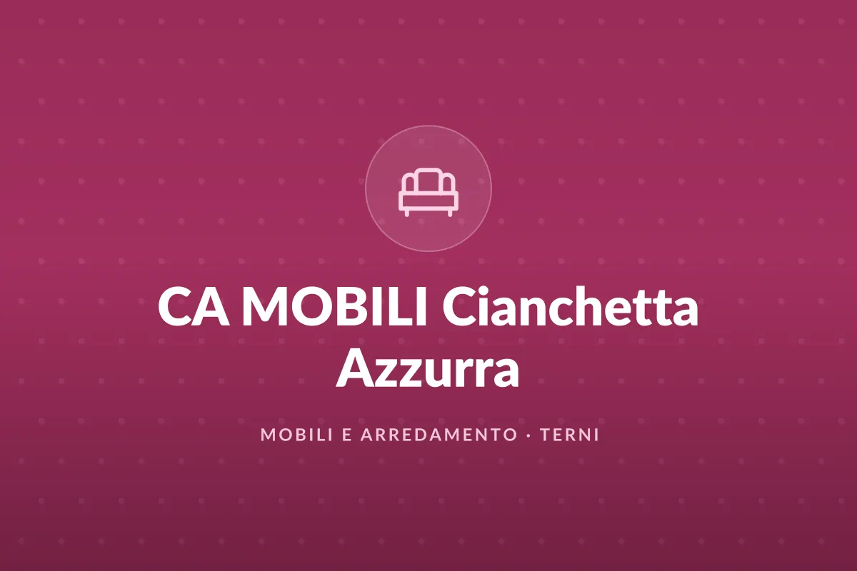 CA MOBILI Cianchetta Azzurra