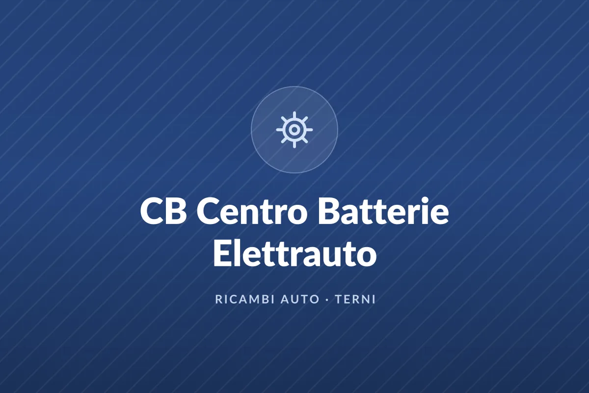 CB Centro Batterie Elettrauto