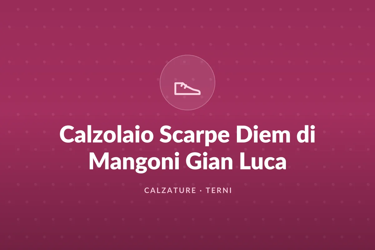Calzolaio Scarpe Diem di Mangoni Gian Luca
