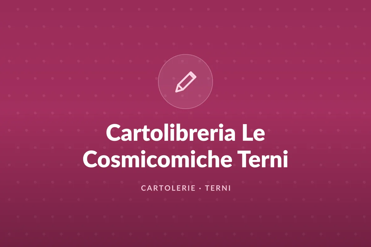 Cartolibreria Le Cosmicomiche Terni