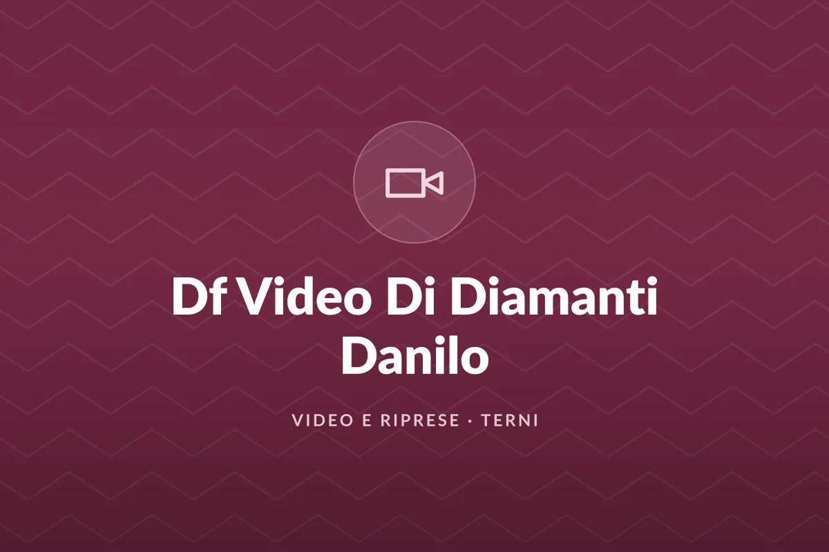 Df Video Di Diamanti Danilo