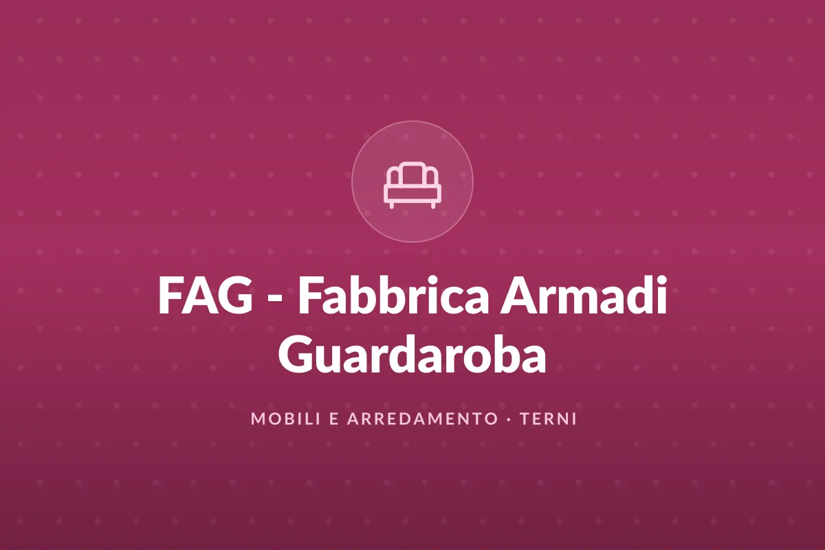FAG - Fabbrica Armadi Guardaroba