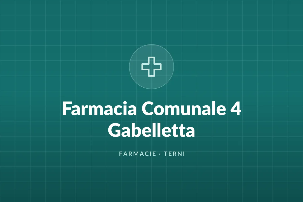 Farmacia Comunale 4 Gabelletta