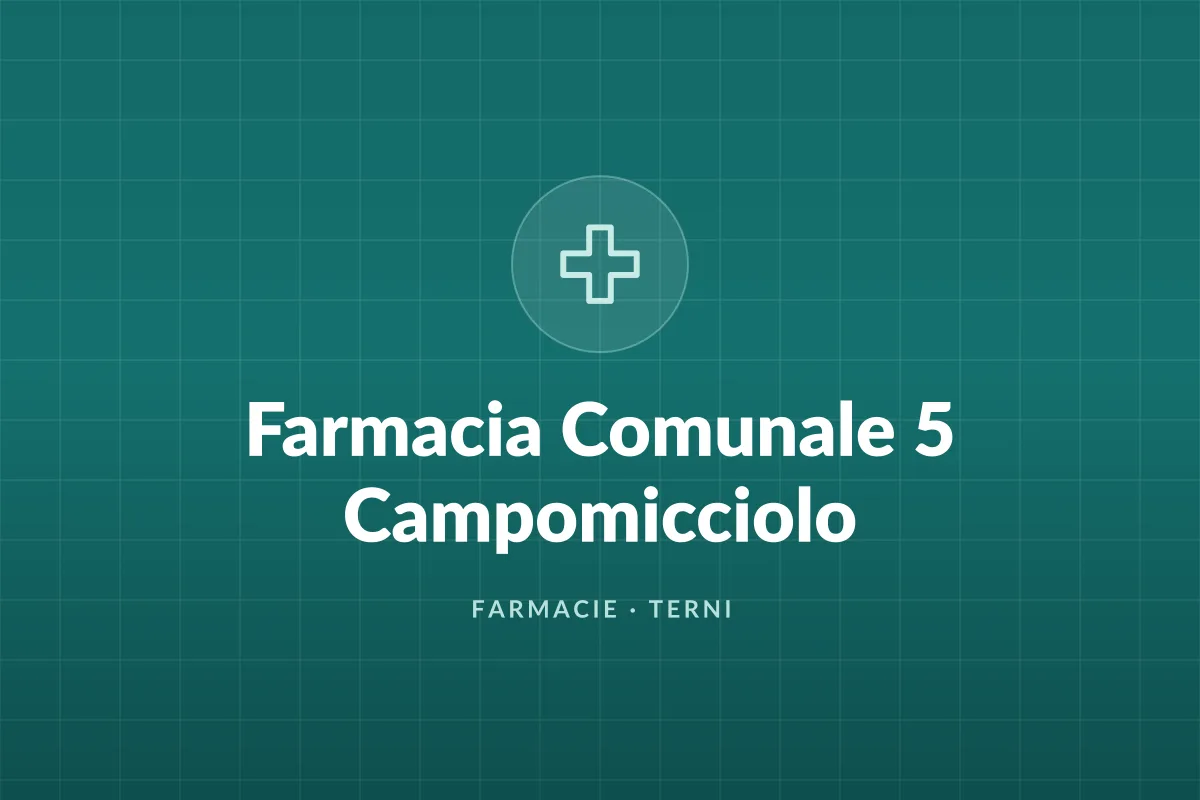 Farmacia Comunale 5 Campomicciolo