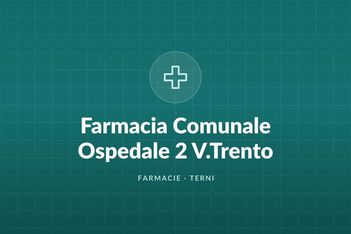 Farmacia Comunale Ospedale 2 V.Trento