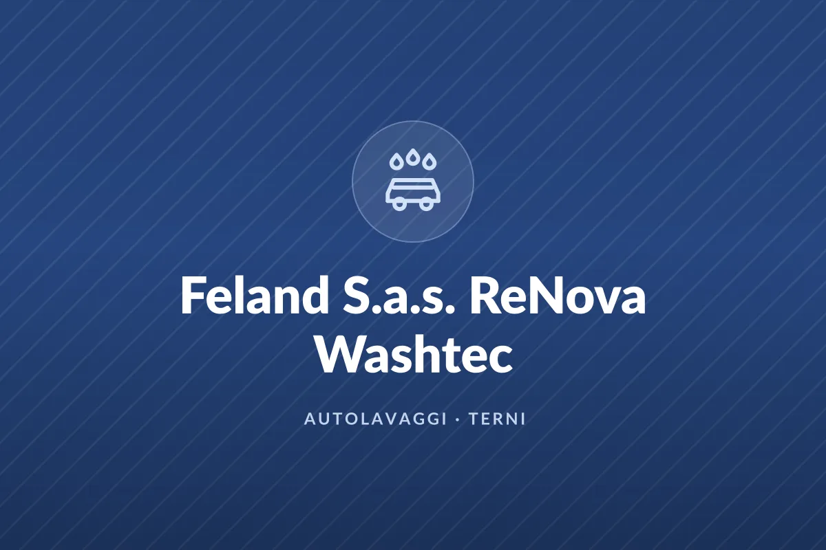Feland S.a.s. ReNova Washtec