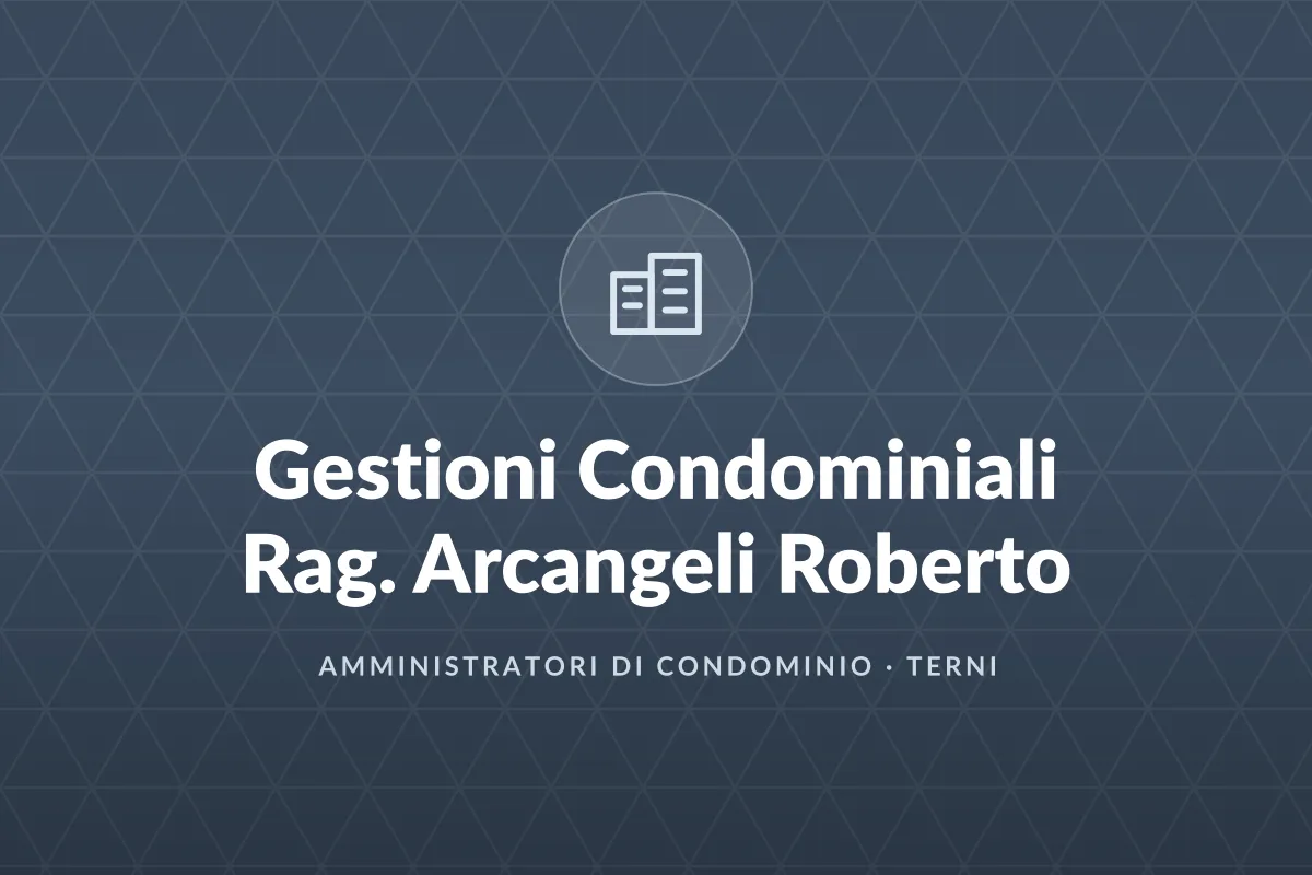 Gestioni Condominiali Rag. Arcangeli Roberto