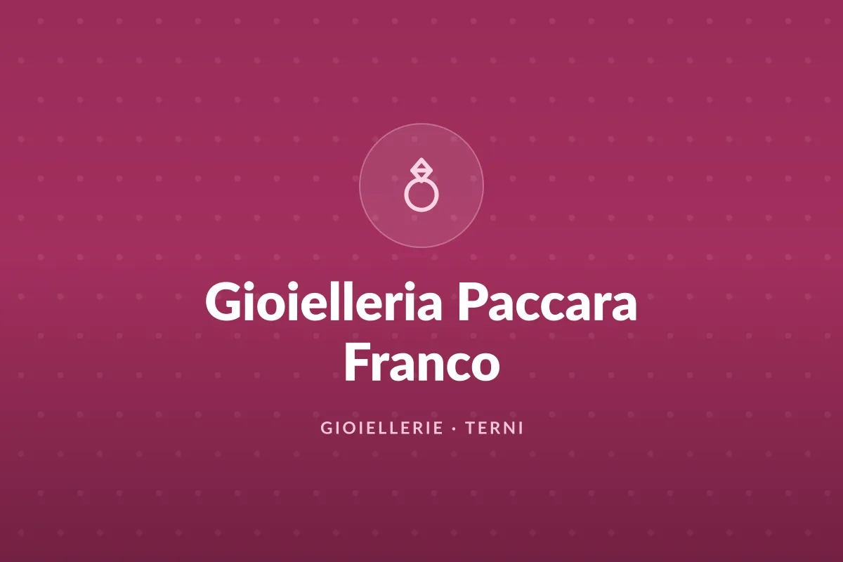 Gioielleria Paccara Franco