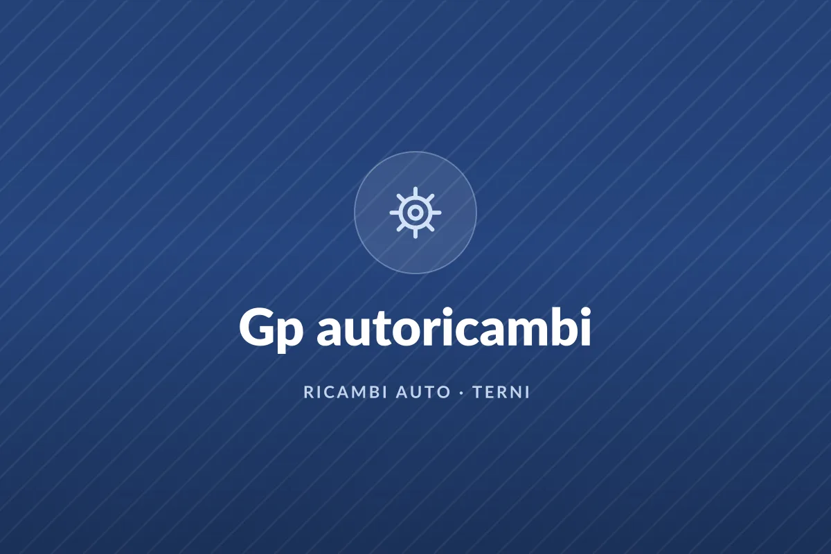Gp autoricambi