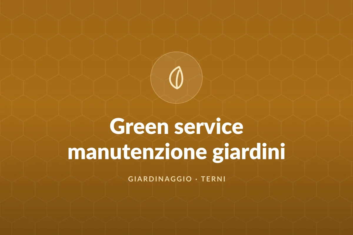 Green service manutenzione giardini