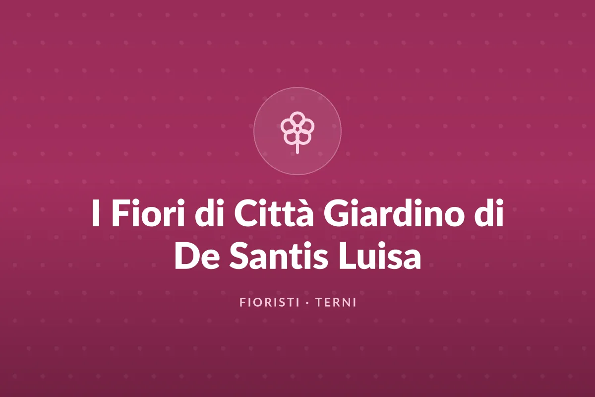 I Fiori di Città Giardino di De Santis Luisa