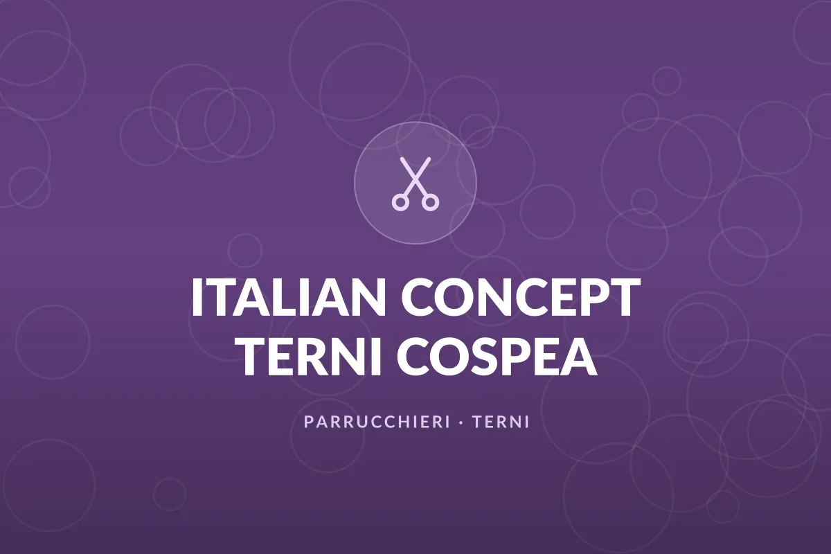 ITALIAN CONCEPT TERNI COSPEA