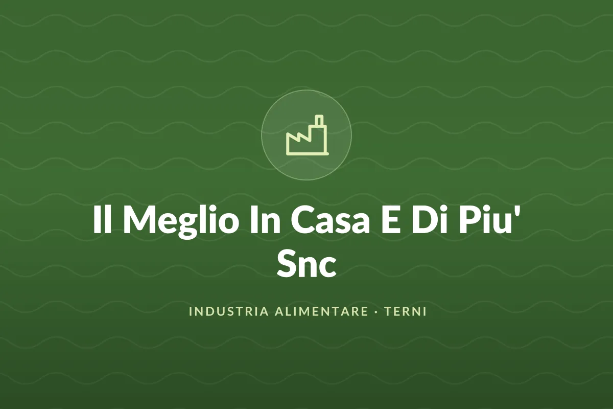 Il Meglio In Casa E Di Piu' Snc