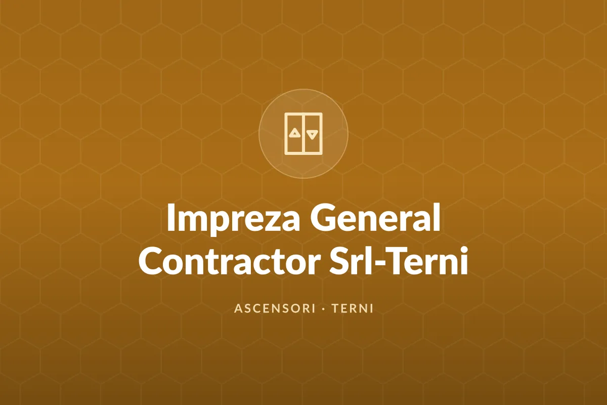 Impreza General Contractor Srl-Terni