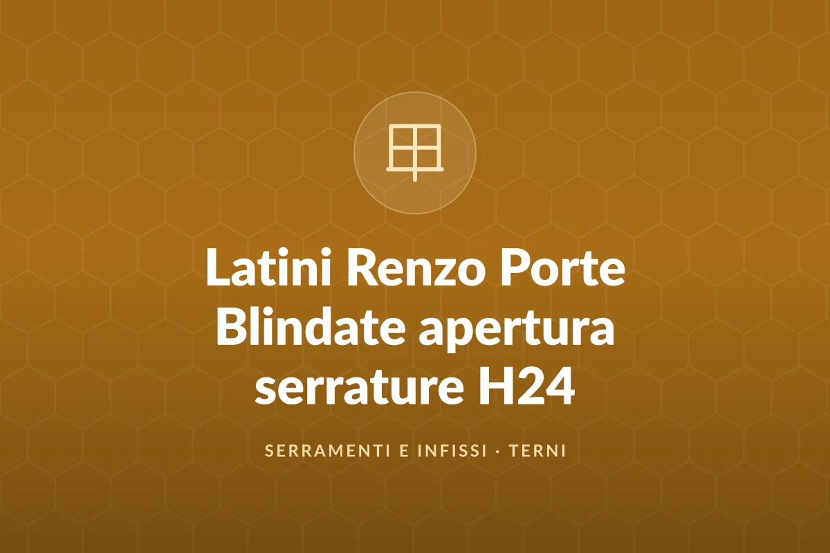 Latini Renzo Porte Blindate apertura serrature H24