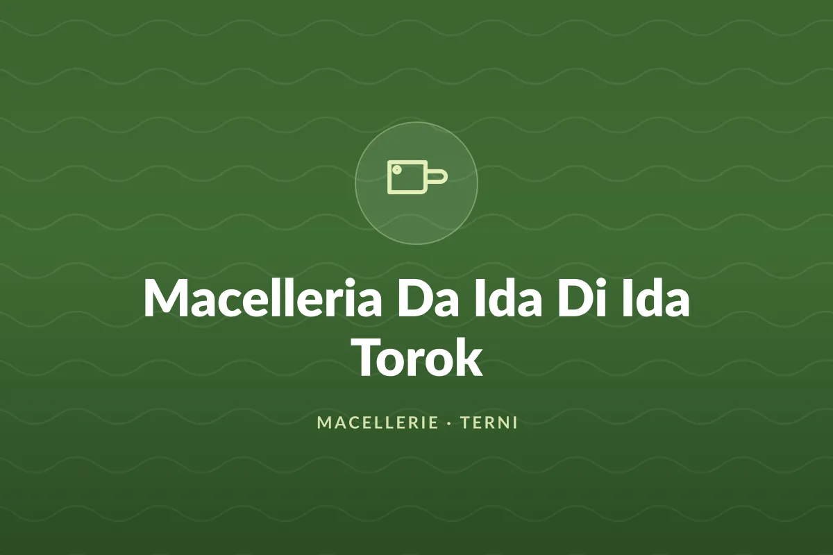 Macelleria Da Ida Di Ida Torok