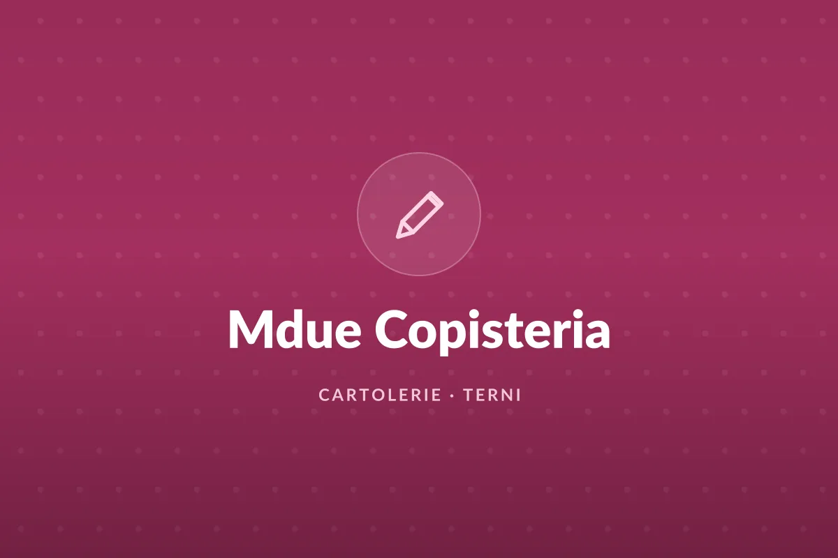 Mdue Copisteria