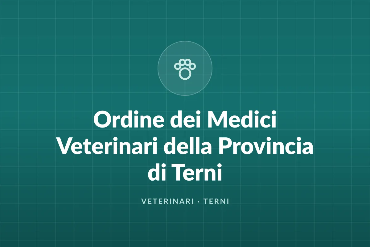 Ordine dei Medici Veterinari della Provincia di Terni