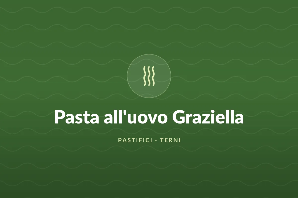 Pasta all'uovo Graziella