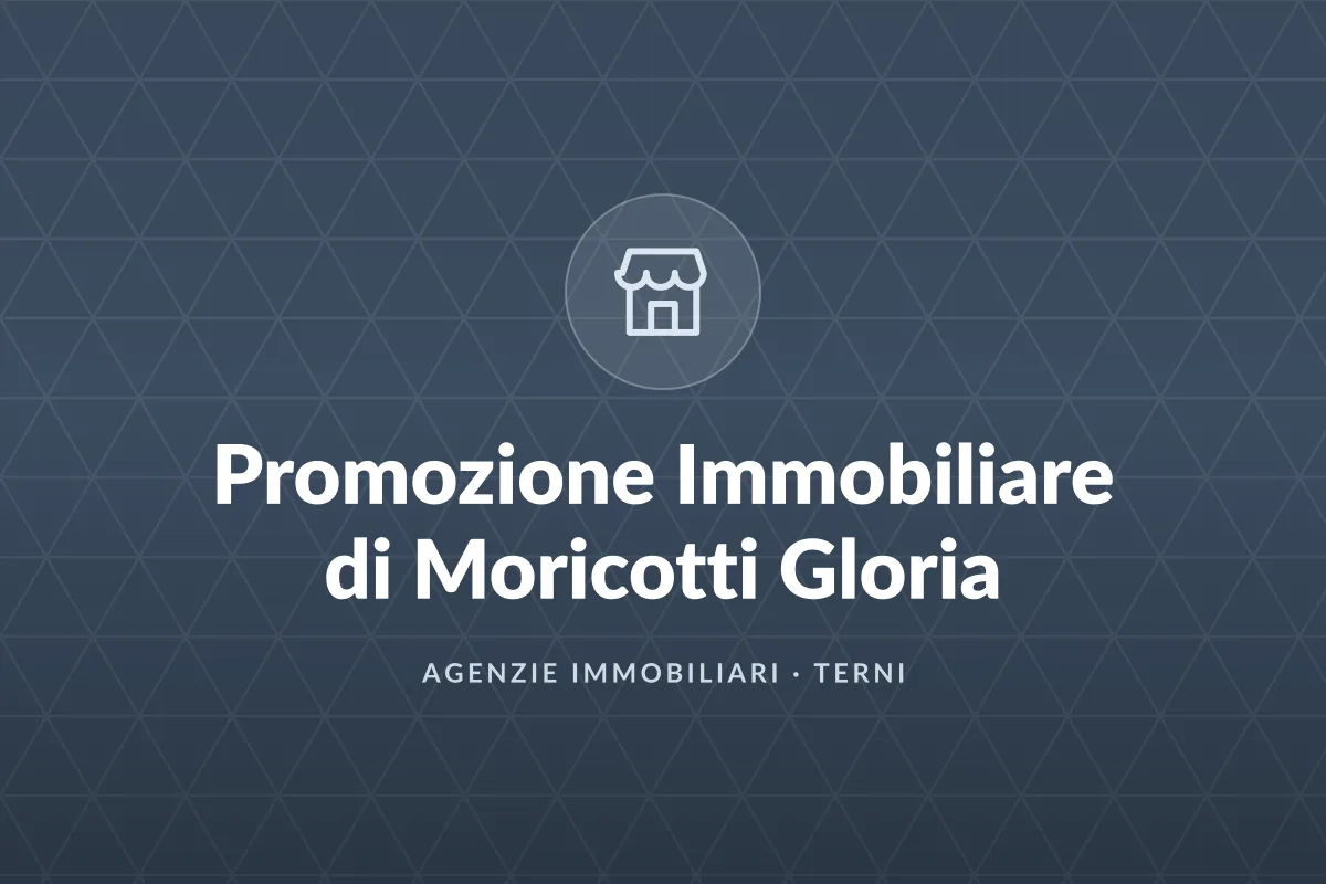Promozione Immobiliare di Moricotti Gloria