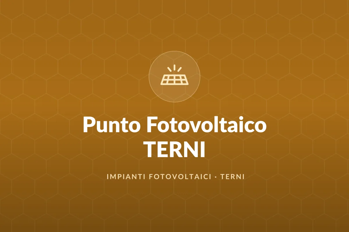 Punto Fotovoltaico TERNI