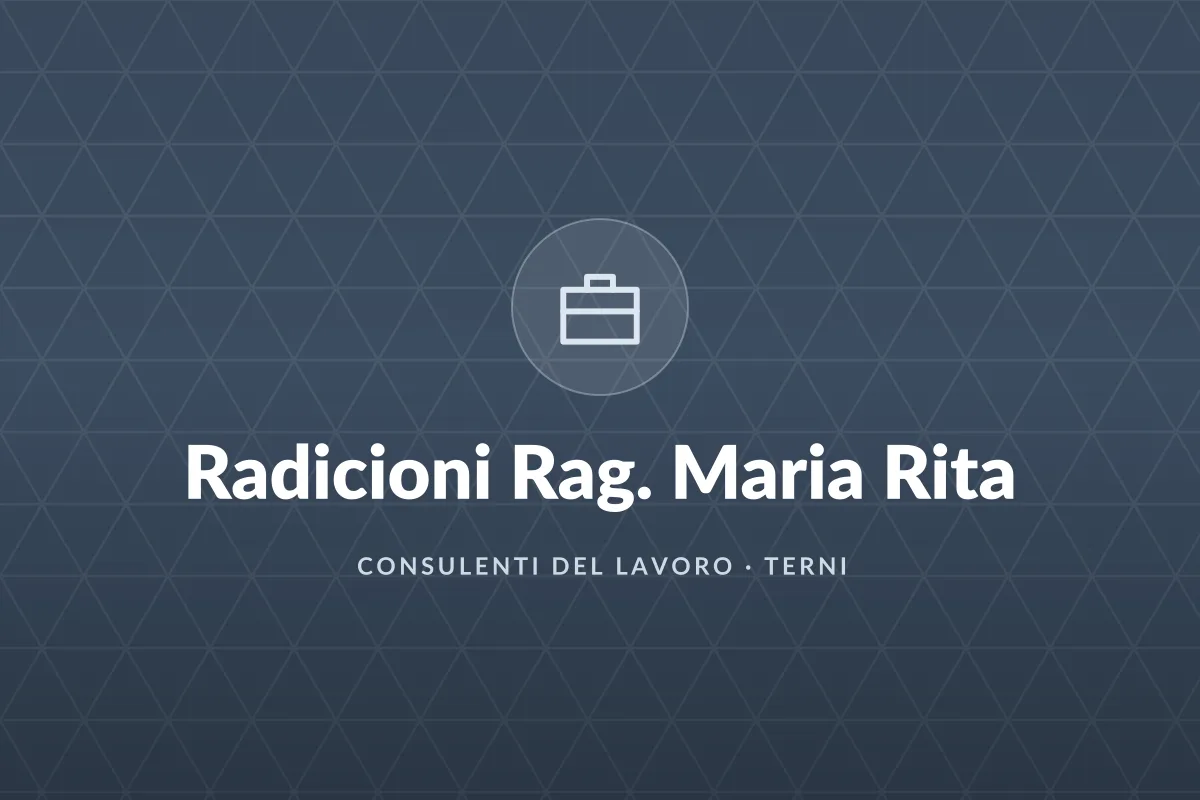 Radicioni Rag. Maria Rita