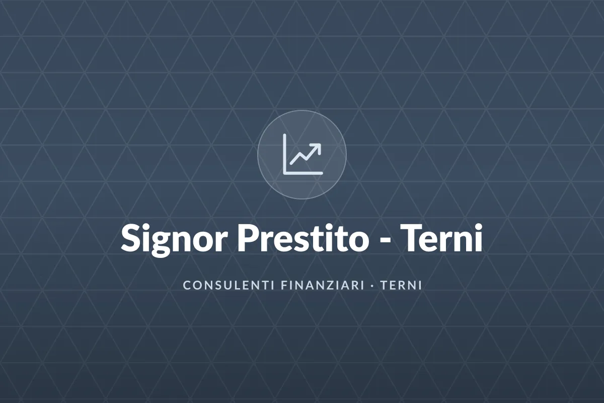 Signor Prestito - Terni