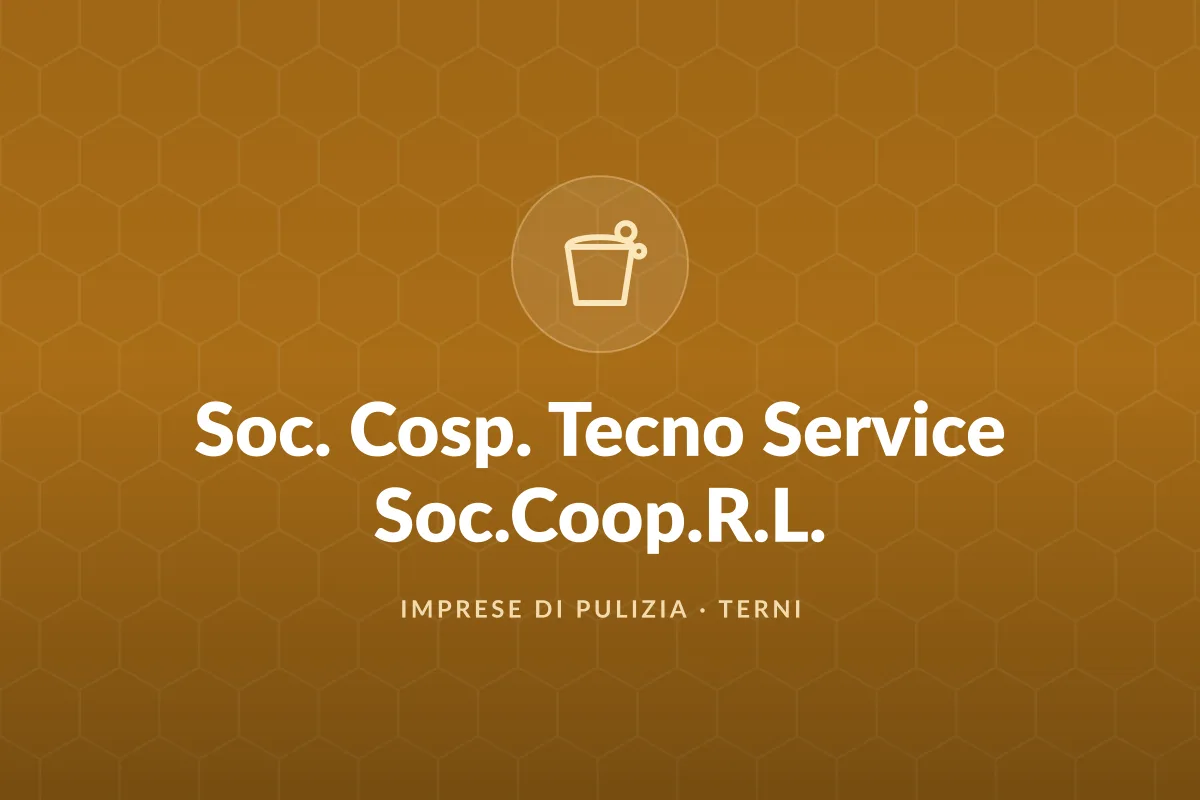 Soc. Cosp. Tecno Service Soc.Coop.R.L.