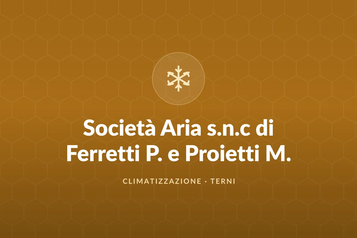 Società Aria s.n.c di Ferretti P. e Proietti M.