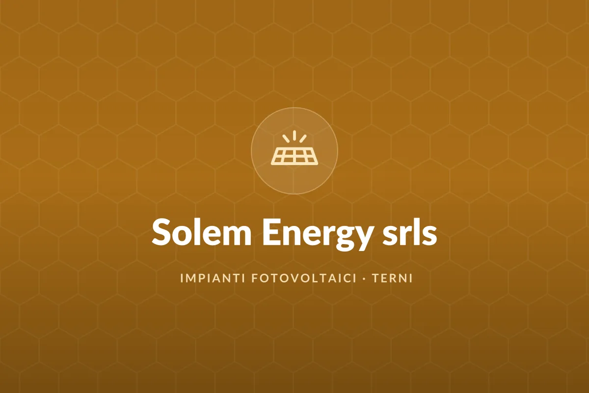 Solem Energy srls