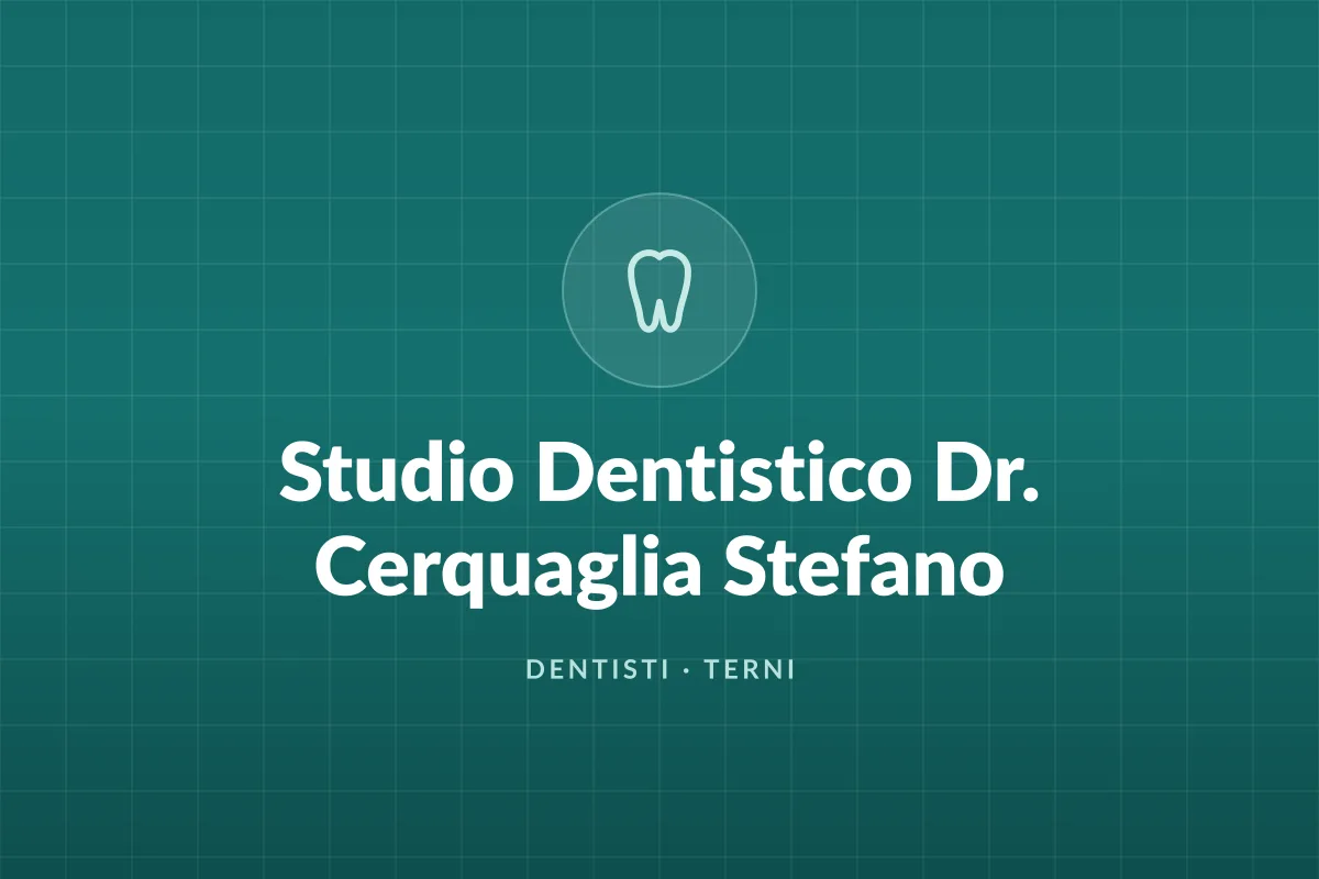 Studio Dentistico Dr. Cerquaglia Stefano