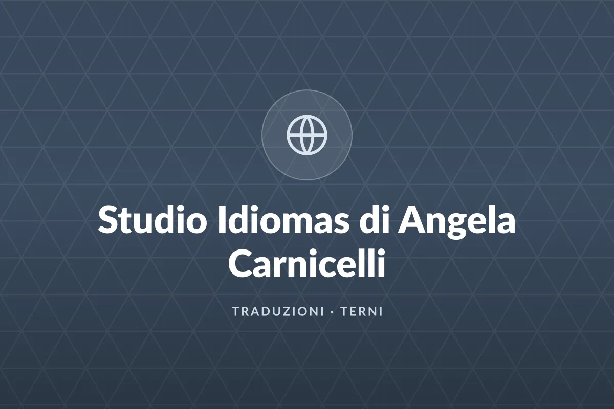 Studio Idiomas di Angela Carnicelli