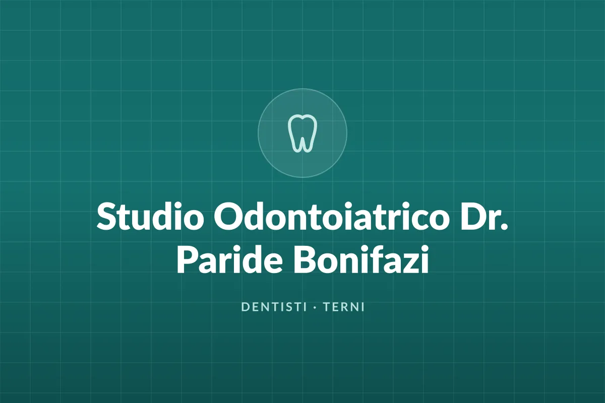 Studio Odontoiatrico Dr. Paride Bonifazi