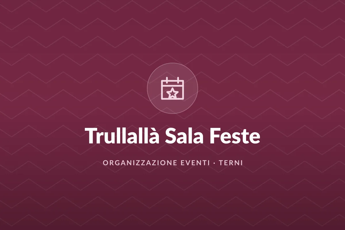 Trullallà Sala Feste