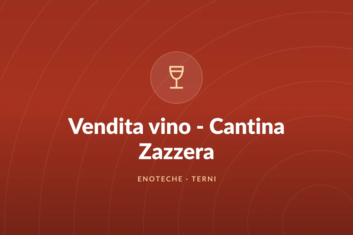 Vendita vino - Cantina Zazzera
