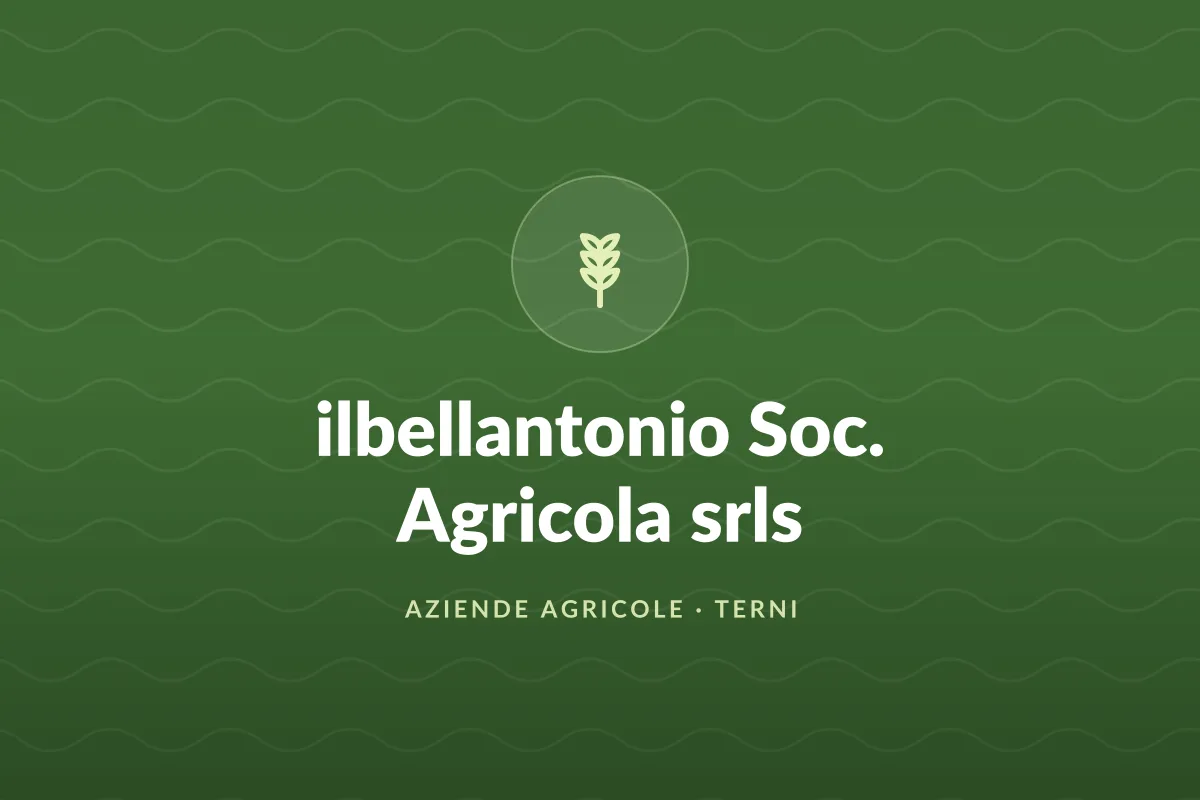 ilbellantonio Soc. Agricola srls