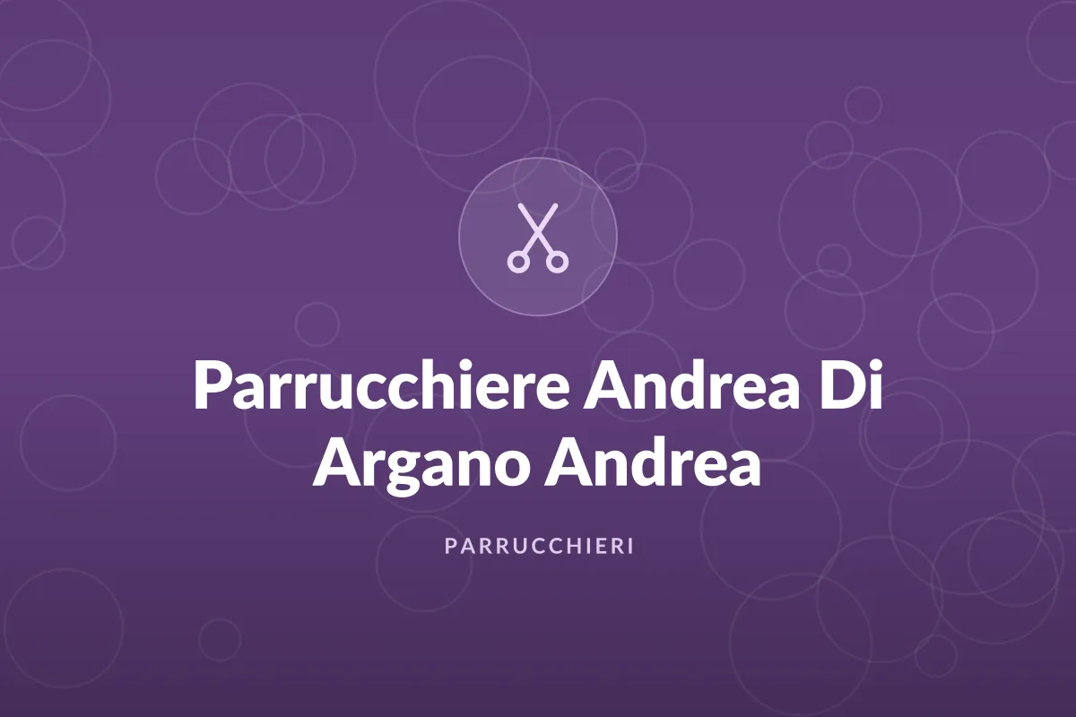 Parrucchiere Andrea Di Argano Andrea