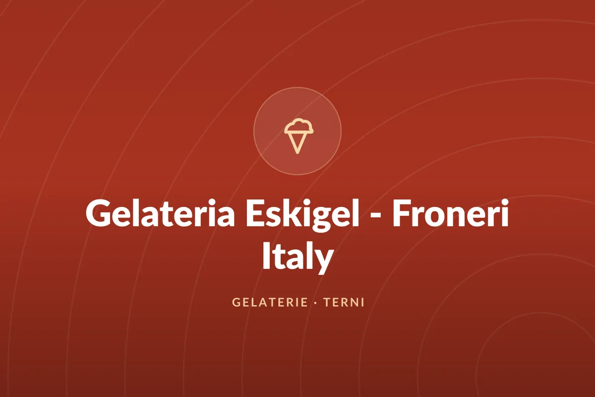 Gelateria Eskigel - Froneri Italy