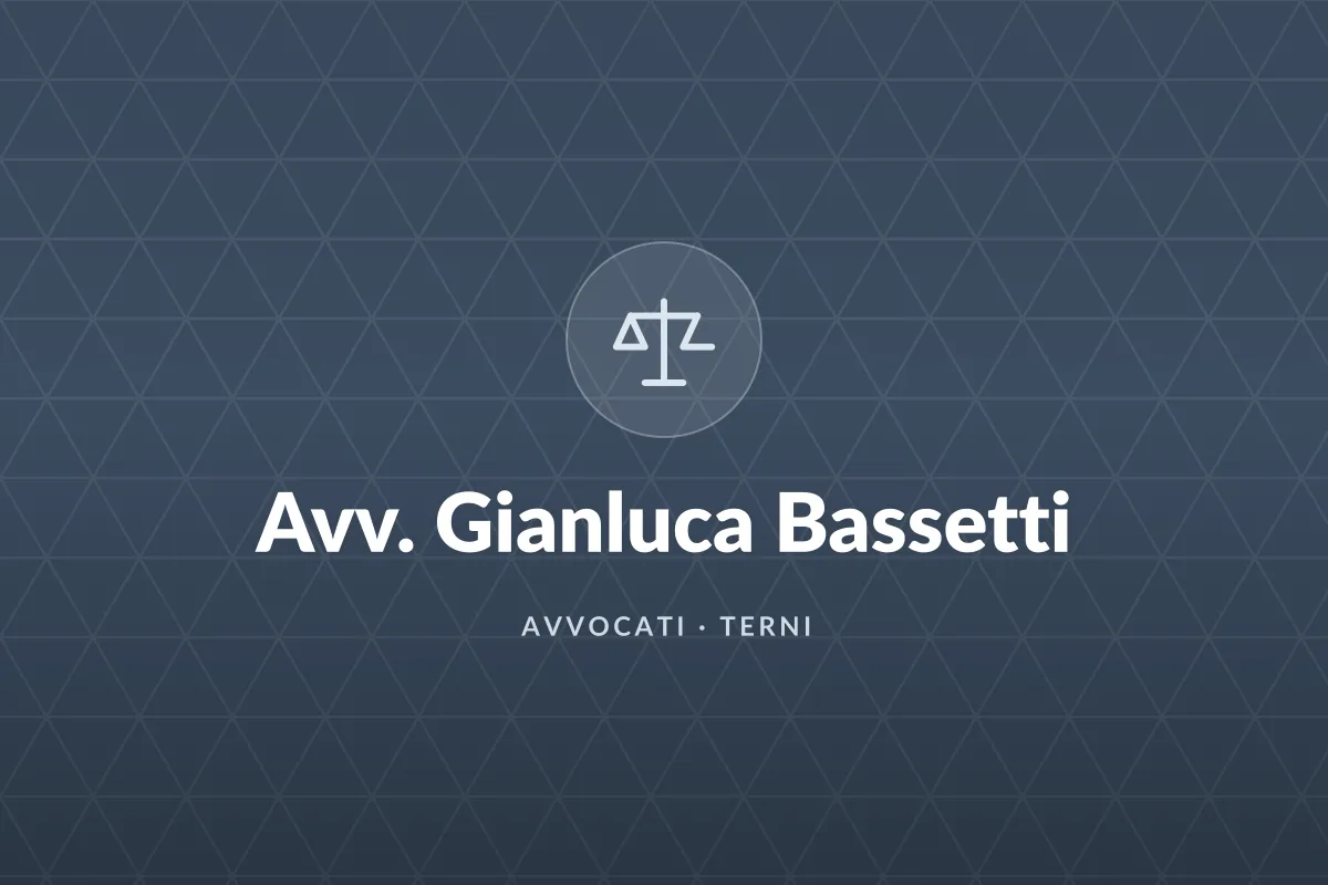 Avv. Gianluca Bassetti